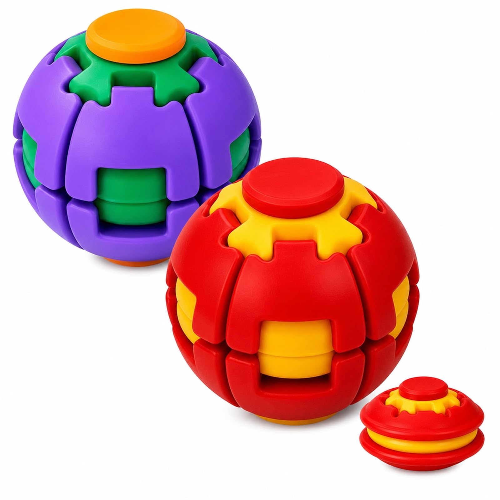 2pcs Fidget Balls,Pocket Portable Handheld Tool