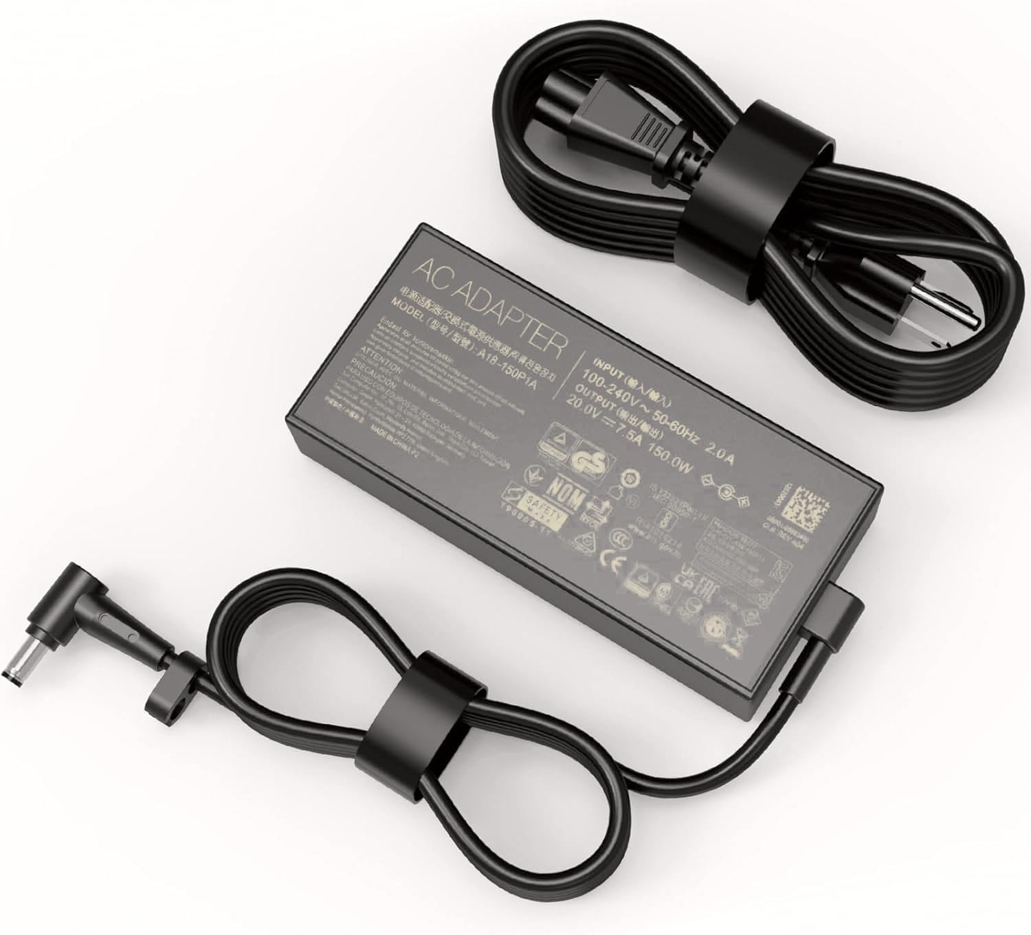 150W AC Charger Fit for Asus TUF Gaming A15 A17 F15 F17 FX505 FX506 FA506 FA506 FX566 FX705 FX86 FX95 FX706 FX766 ROG Strix G G15 G513 G531GD G531GT GL531GT Gaming Laptop