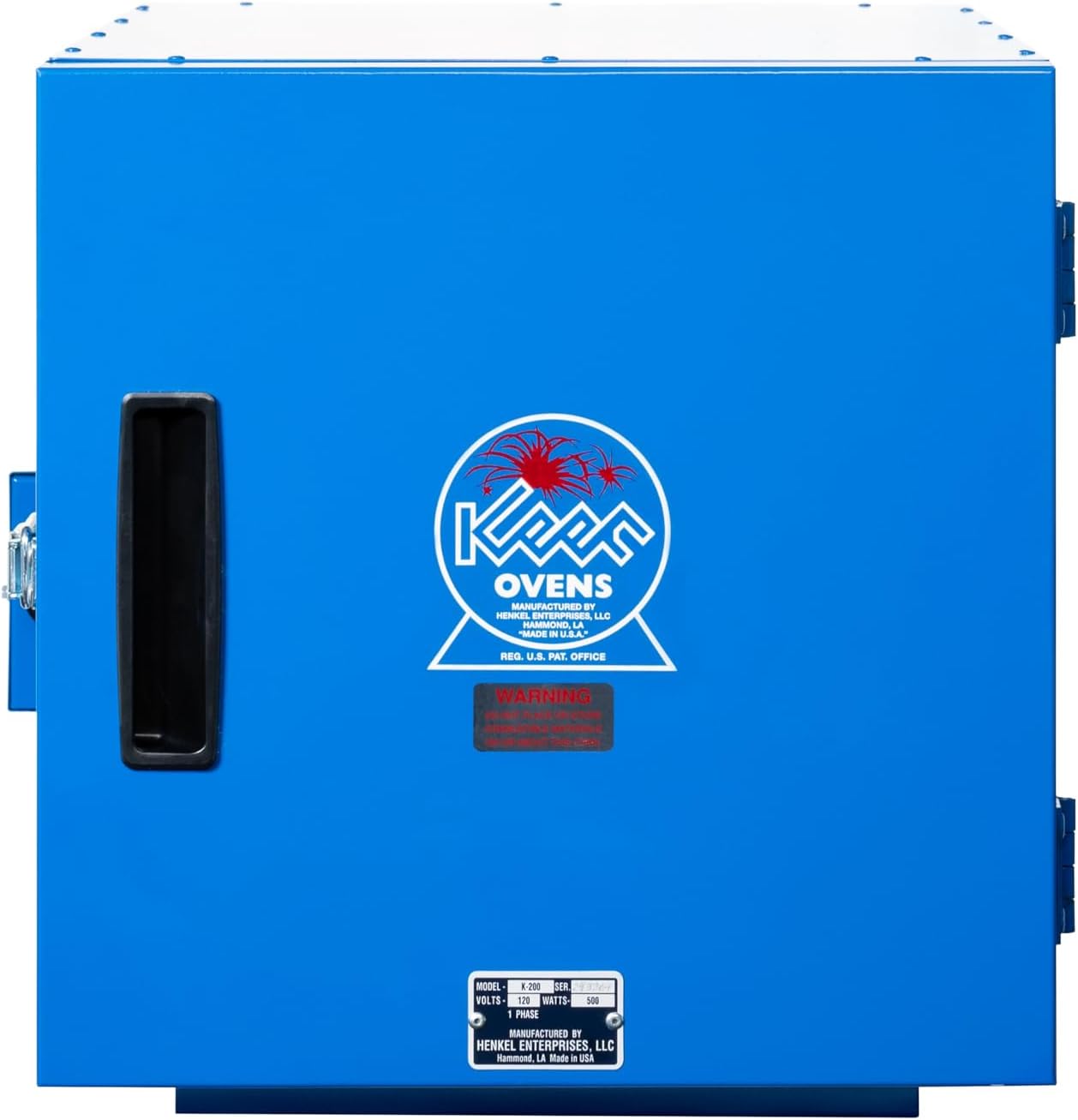 Keen Ovens® K-200 Bench Welding Rod Oven - 120V 1-Ph - Max Temp 300F - Made in USA - 200 lb. Capacity - with Factory-Installed Analog Thermometer