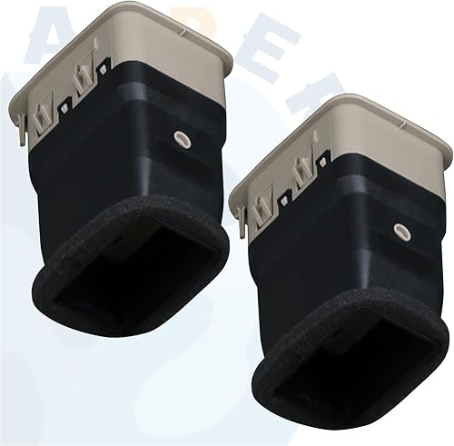 Miniatura 8 de APPERFiT Dash AC - Ventilación de aire lateral del pasajero (gris oscuro) compatible con Chevrolet Chevy Avalanche Silverado Tahoe SuburbanGMC