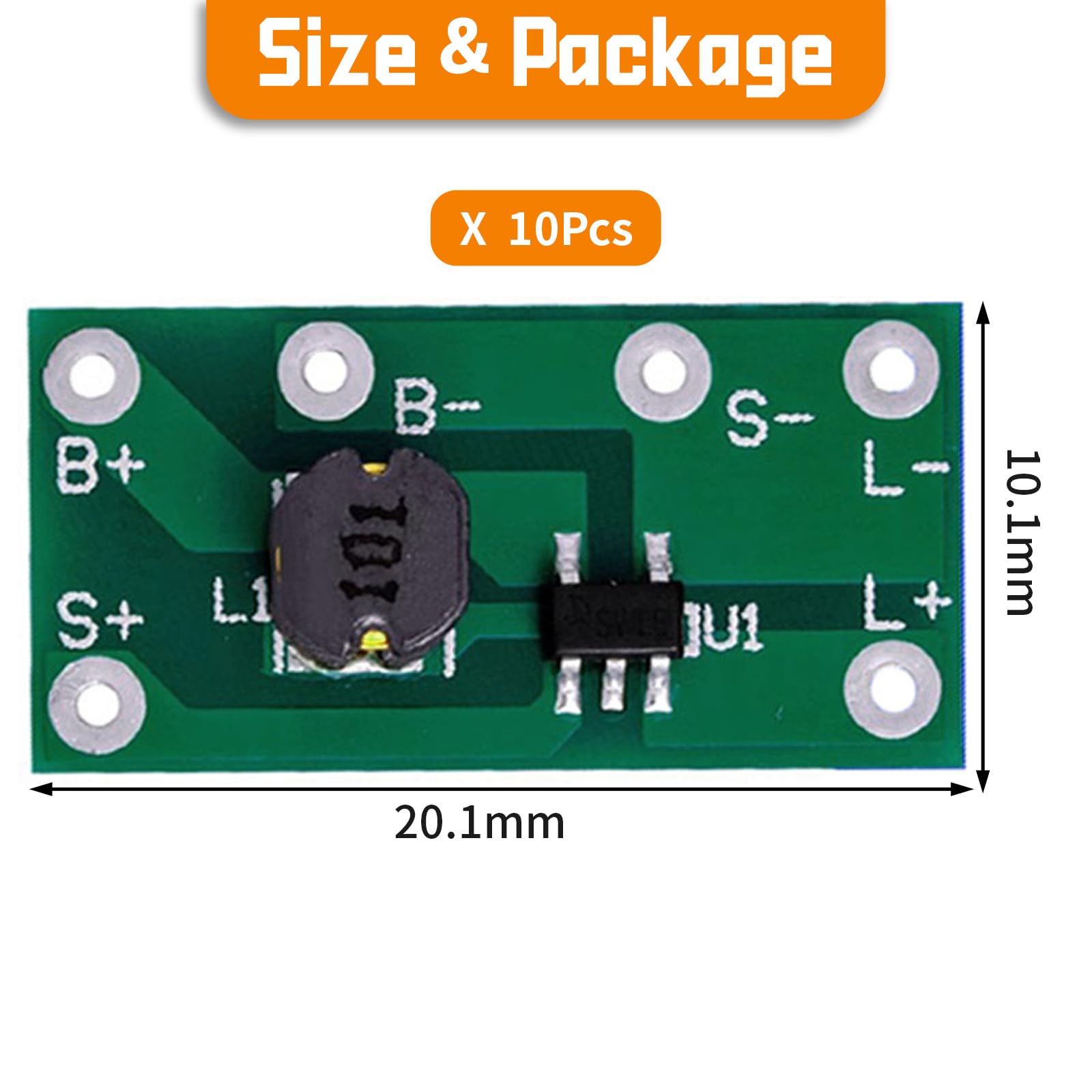 Lot 10 Cartes Contrôleur Solaire PCBA 1.2V – Charge + Détection Lumière Pour Lampes Solaire Pelouse, Chemin, Noël