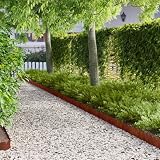 Sophrelle Raseneinfassung 20 STK. 103 x 15 cm Stahl Rostig,Beeteinfassungen,8008669