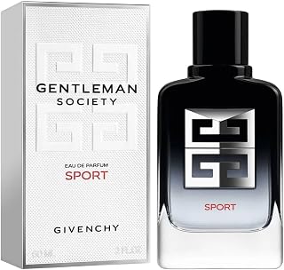 Givenchy Gentleman Society Sport Eau de Parfum, Spray, 60 ml, frisch, holzig, aromatisch, mit Noten von Zitrone, Vetiver und bernsteinfarbenen Hölzern