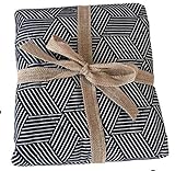 Molly Mutt Pet Blanket, 100% Cotton Canvas Top with Fleece Underside, Machine Washable, Durable and Comfortable, for Dogs and Cats, Ideal for Sofa, Couch, and Cars, No Harmful Chemicals, 52"x72"