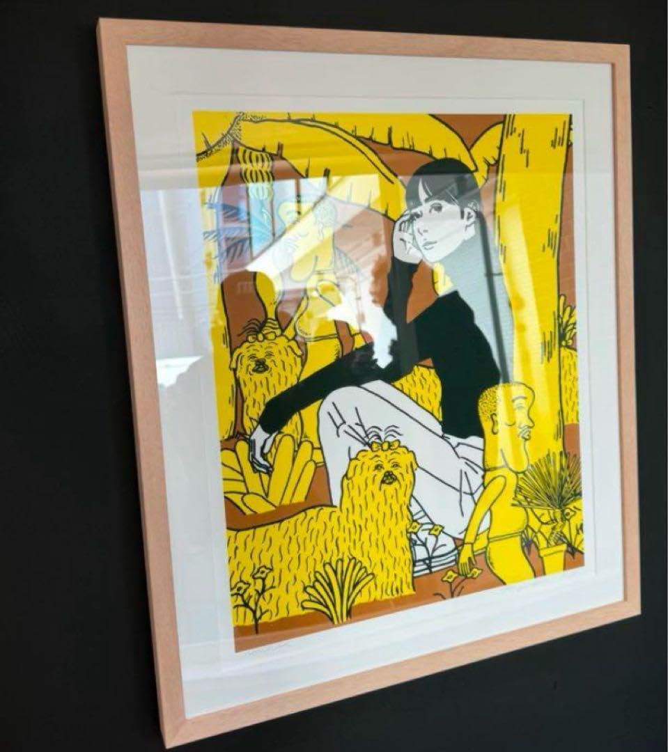 kyne untitled 2024 シルクスクリーン.0625gh kyne untitled 2024