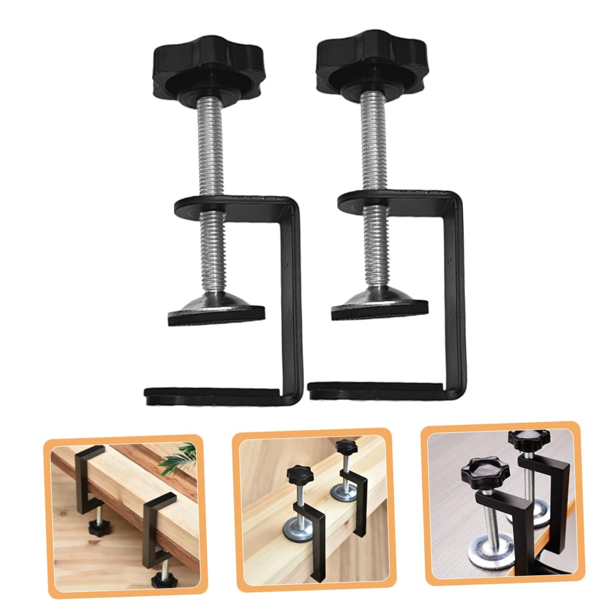 10piezas Clips Ajustables para Sofás De Patio Sujetadores De Muebles De Exterior Fijación Segura para Sillas De Ratan y Proyectos De Carpintería