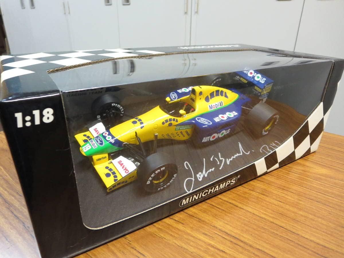 Amazon ジョンバーナード直筆サイン入りベネトンb191シューマッハーf1鈴鹿フォードフェラーリマクラーレン おもちゃ おもちゃ
