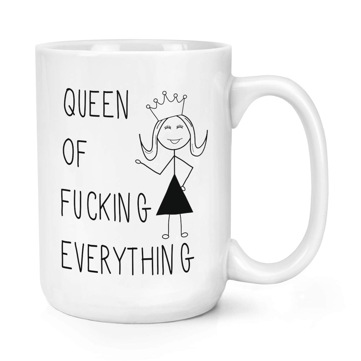 Queen of F-cking Everything 15oz Large Mug Cup