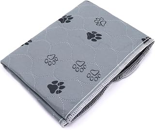 ENOMY Reusable Puppy Pad Washable Dog Pee Mat Leakproof Non Slip Training (DeepGrey, S)