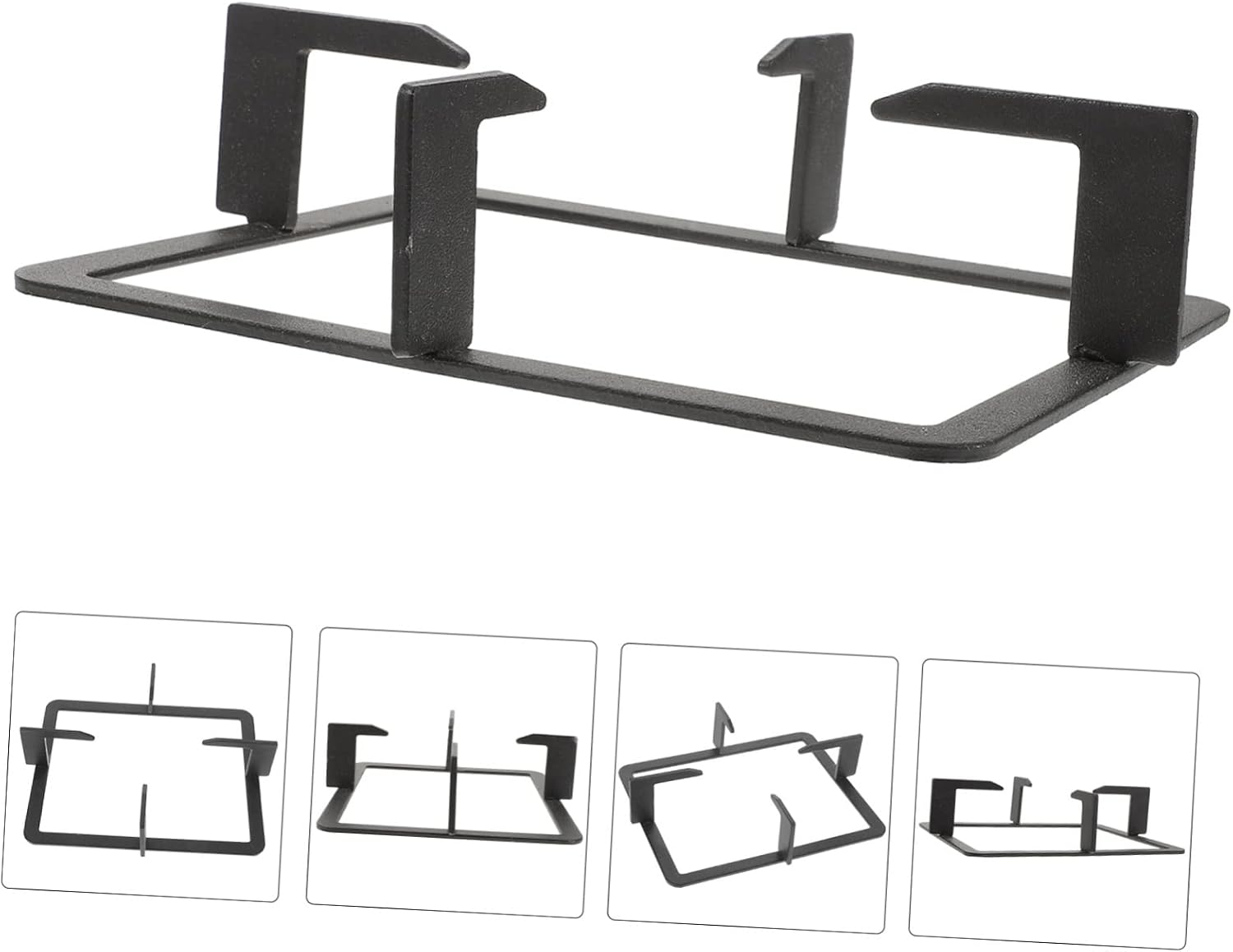 VOSAREA Sturdy Square Stove Rack Gas Cooker Accessory Milk Pot Bracket Non-slip for Kitchen