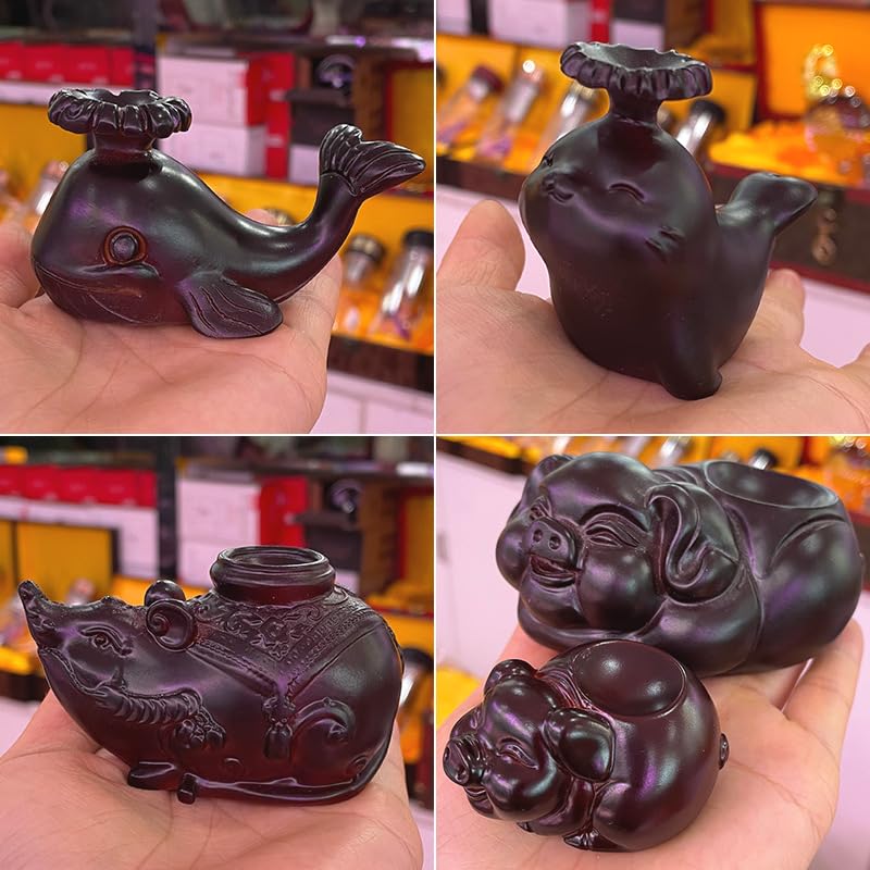 Fortune Crystal Ball Holder Resin Display Stand Collectibles Nature Series Resin Crafts Ornaments (Color : 1)