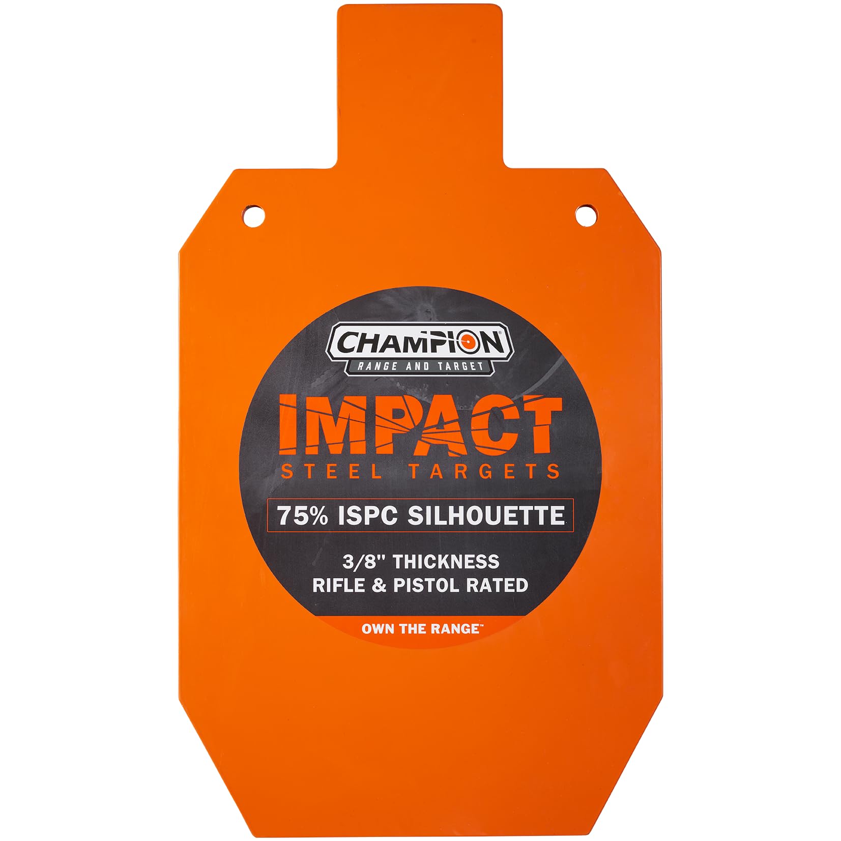 Amazon.com: Impact Steel 75% IPSC Target Rifle Rated Orange