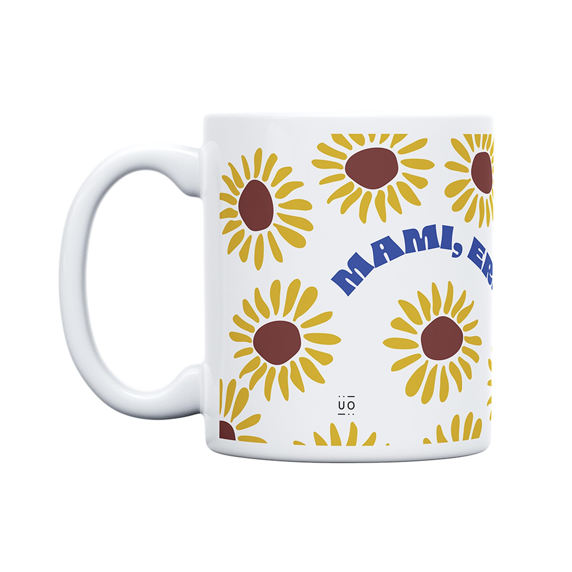 UO Gift Mug with Message Mami You are a Sun, Mother's Day Gift, Gift for Moms, Gift for Moms, Gift for Mums, 350 ml, Ceramic, Breakfast Mug