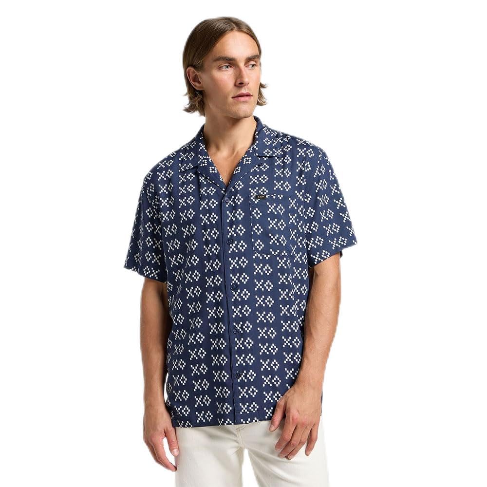 Lee Men's Resort Shirt, Rivet Ecru, L