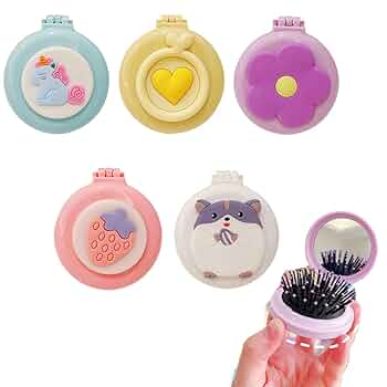 シュガーバニーズ 折りたたみミラー コーム ブラシ コンパクト 平成レトロ シュガーバニーズ 折りたたみミラー コーム ブラシ コンパクト