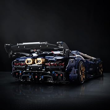 UNCLE BRICK Ram Avent Sports Car Building Kit for 1:8 Scale Model Speed Champion Technic Car Adult Collectible Model Car Kit for Building Lego Technic Car for Adults 4106 Pieces
