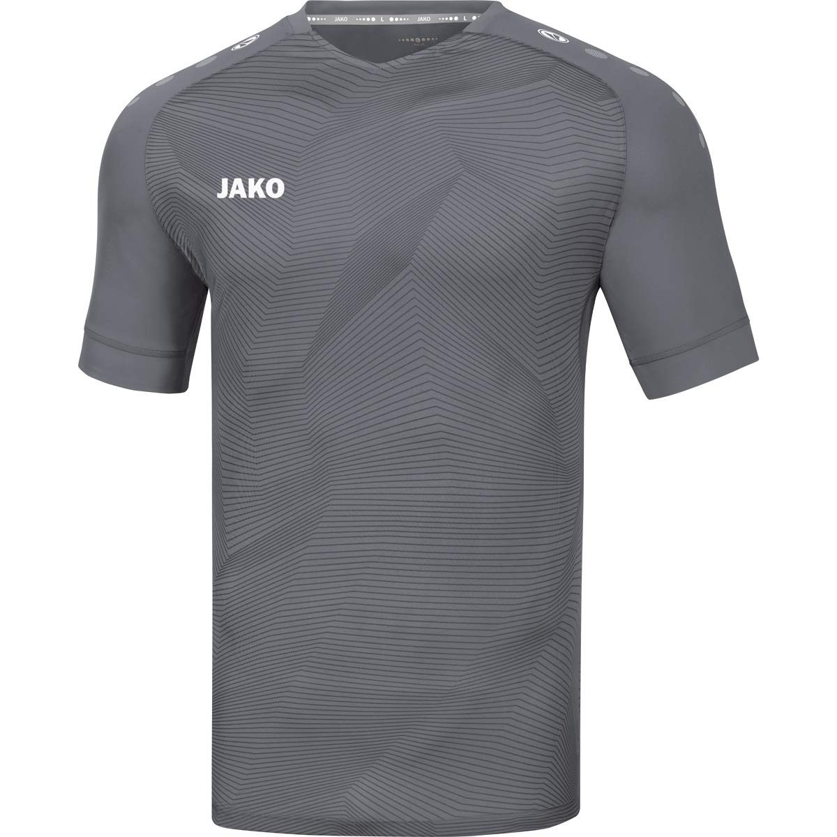 JAKO Men's Premium KA Shirt, Stone Grey, S
