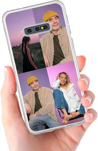 Custom Phone Case for Samsung Galaxy S20 S10 S10E S9 S8 Plus Note 9 Plus Ultra 5G, Customized Personalized Cell Phone Back Cover Clear Soft TPU Photo Design Image Picture Name (FXT-049)