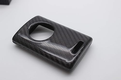 Miniatura 6 de Funda para llavero remoto de fibra de carbono real para Cadillac Escalade XTS ATS CTS SRX para Chevrolet Corvette