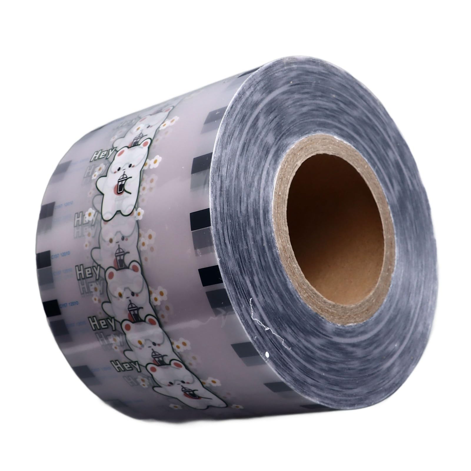 Cuifati Film de Scellage pour Tasses Boba, 3000 Tasses, Film de Scellage pour en PP et en Papier, Résistant aux Hautes Températures, Couvercle Jetable pour thé à Bulles, thé au Lait, Anti-fuite pour