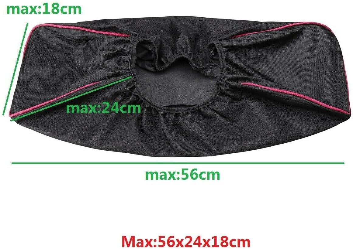 Copertura per verricello per auto, copertura per argano nero impermeabile antipolvere con fascia elastica, capacità da 8.000 a 17.500 libbre SUV rimorchio, impermeabile antipolvere per SUV, nero