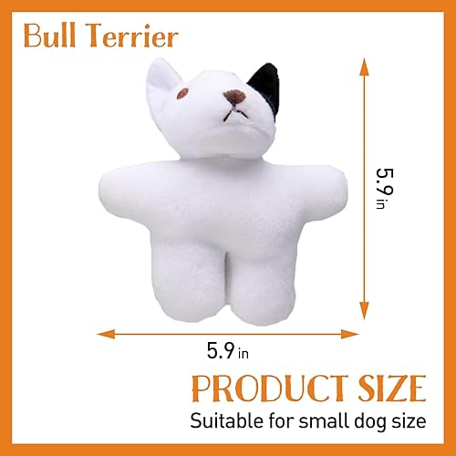 Miniatura 2 de BONBI ALCON Juguete para niños Kamukamu Dog Bull Terrier, juguete de peluche masticable para perros, con silbato