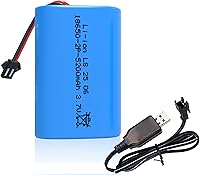 Vista 14 de Batería recargable de iones de litio de 3.7 V 5200 mAh, baterías de iones de litio de 3.7 voltios sin conector, paquete de batería recargable 18650