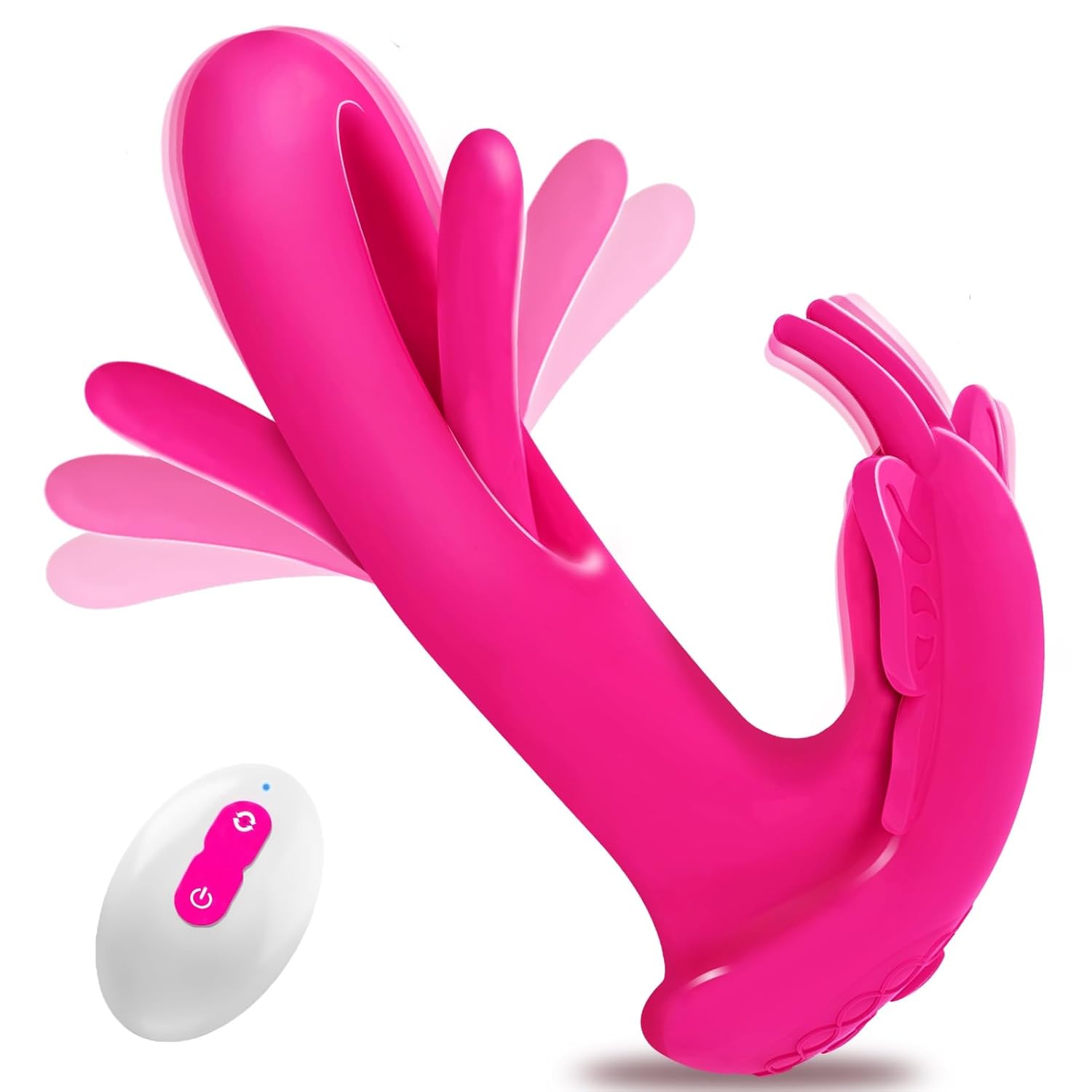 Wearable Panty Vibrator Dildo Butterfly Sex Toys for Women Remote Control G Spot Flapping Vibrators with 9 Flapping