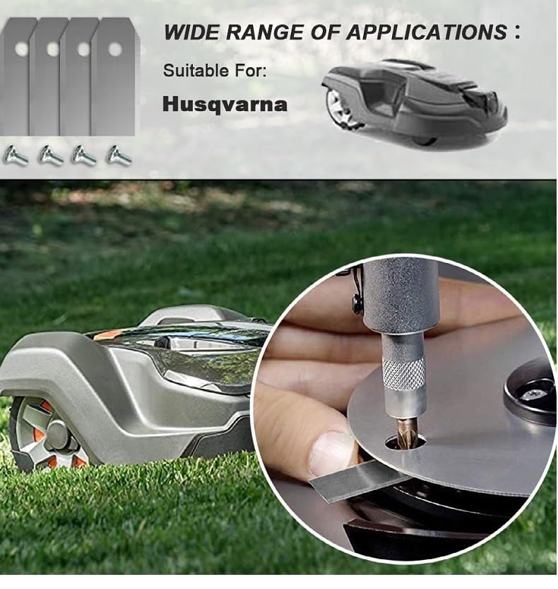 Lame robot tondeuse pour Husqvarna - Coupe nette et haute longévité