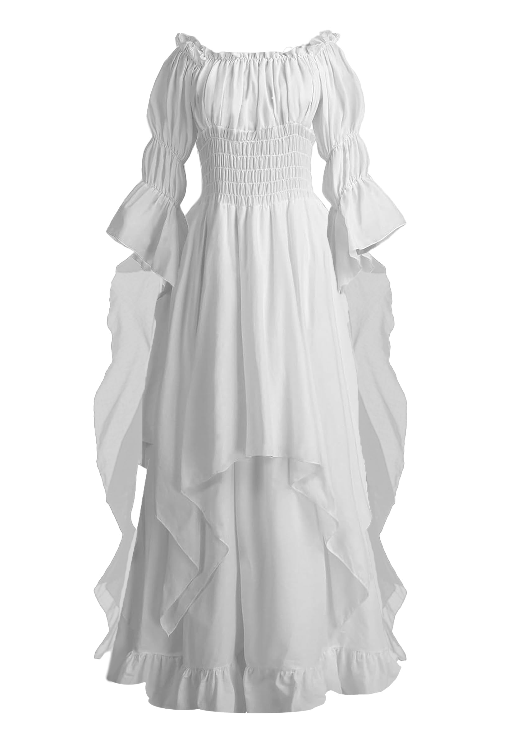 GOLDSTITCH Women's Victorian Dress Renaissance Medieval Costume Gothic Witch Dress for Women