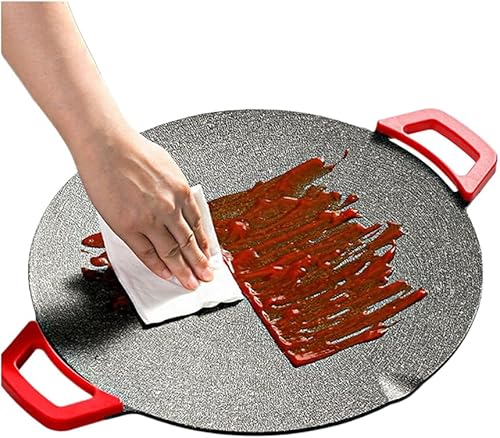 Miniatura 2 de Sartén eléctrica, bandejas para hornear parrilla, calentador de alimentos antiadherente sin humo con asas, calentamiento rápido para filete de arroz