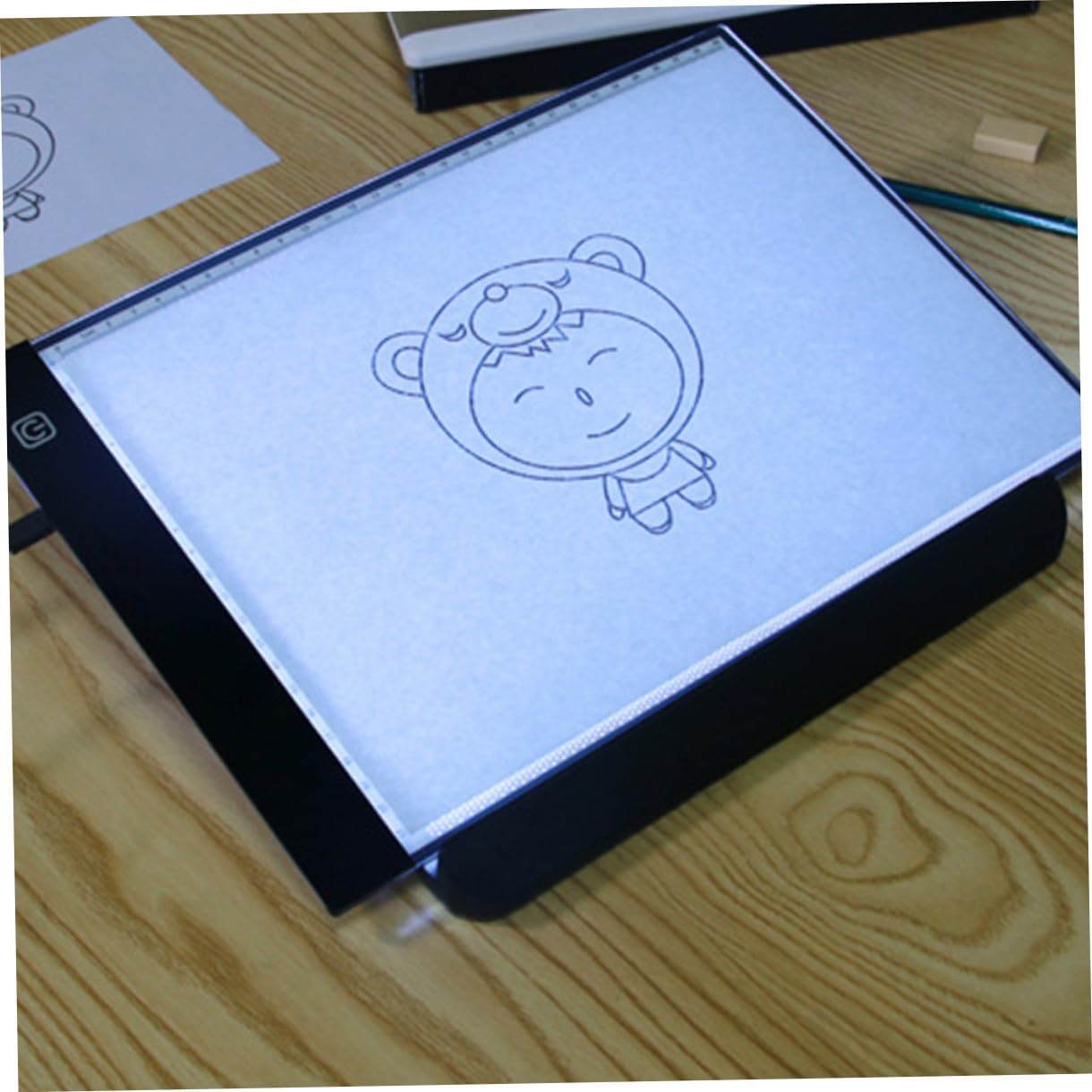 Cabilock Healthy Led Pad Ultra-Slim Drawing Board Scale Drawing Lightbox for Artists