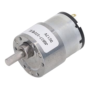 DC Geared Motor 12V CW CCW Self-Locking Gear Motor for Robotics, Automation & DIY Projects 45 RPM Fine Winding Electric Motor