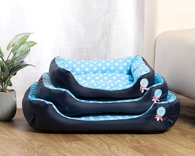 Foto 3 de 3 de GUOCU Cama Perro Gato Grande Pequeño Cama Mascota Redonda Felpa Sofa Suave Cachorro Animales Domésticos…