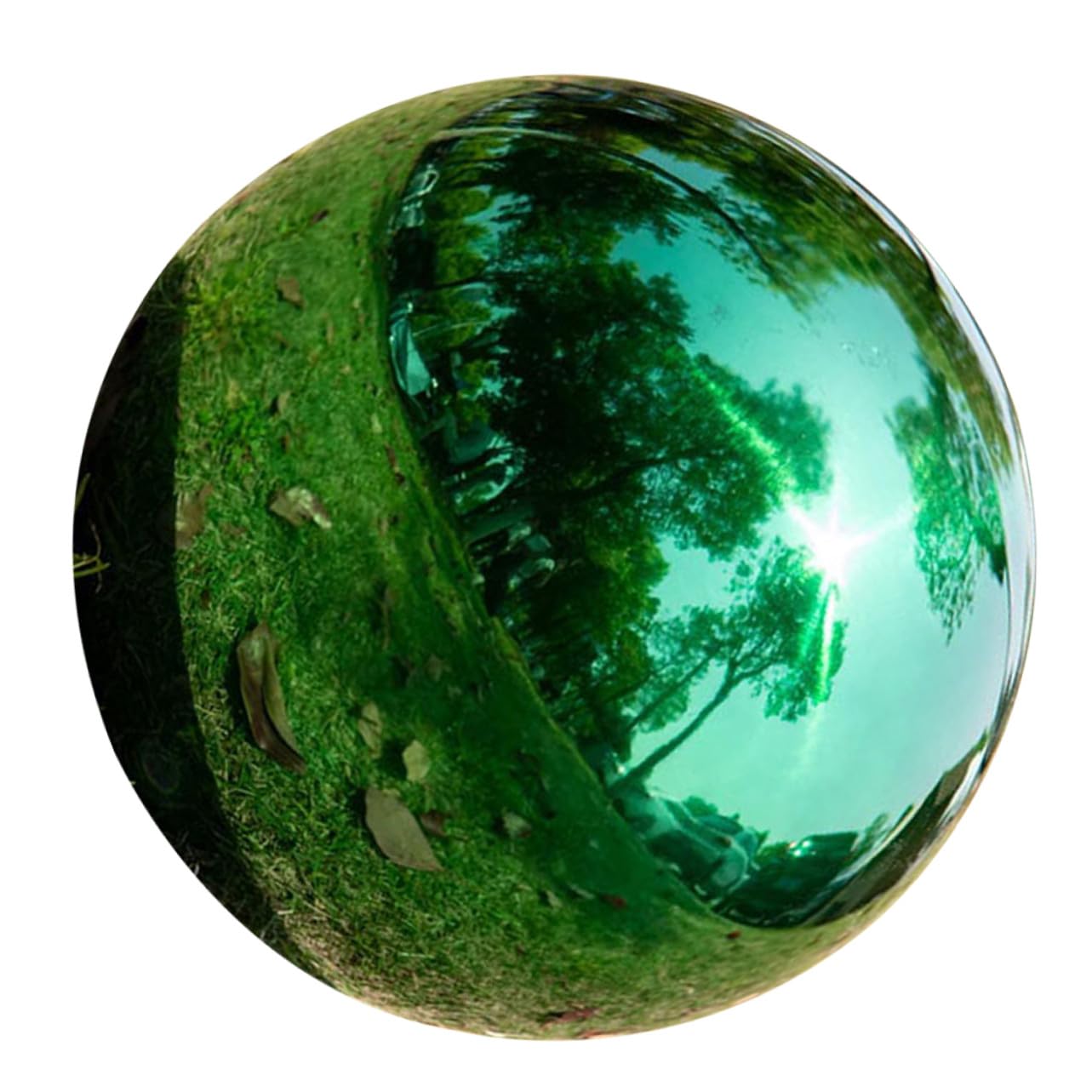 Gatuida Sfera in Acciaio Inossidabile Riflettente Sfera Luminosa Da Giardino Decorazione Esterna Per Patio Giardino Cortile Prato
