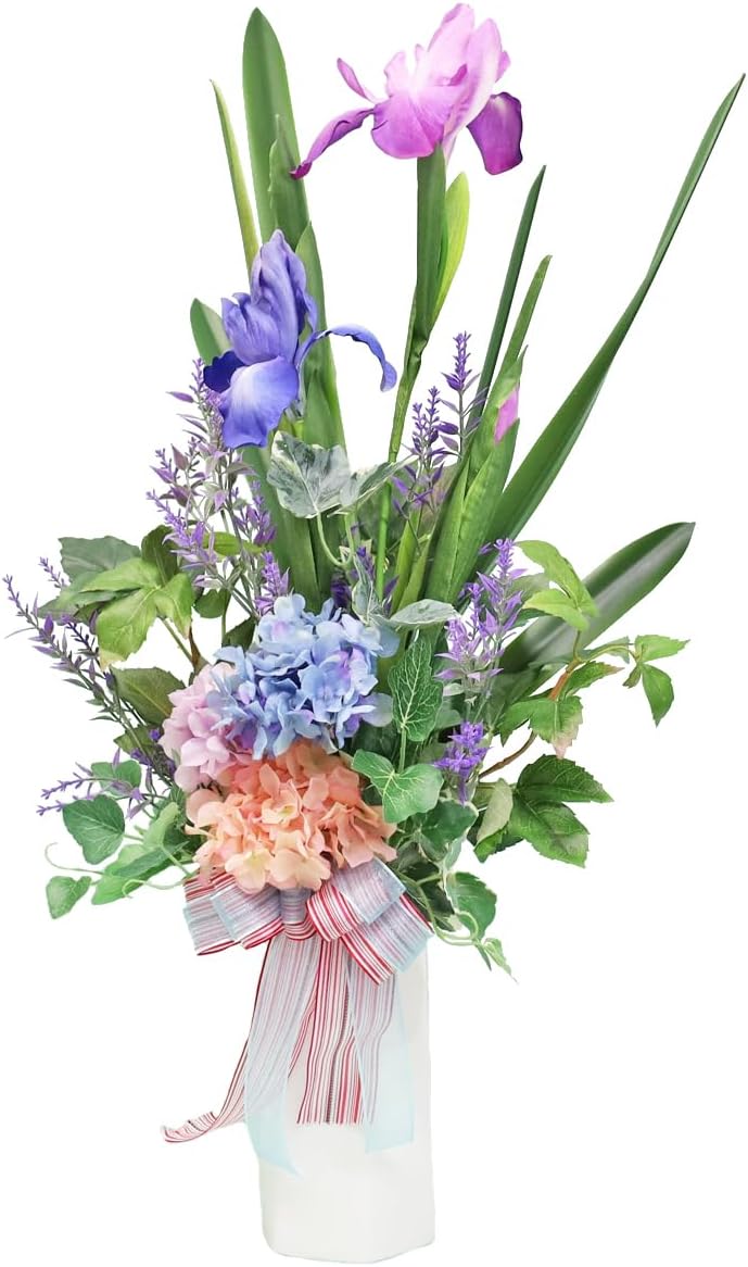 花瓶青小さめ蓋つきモダンお洒落大人可愛いお正月海外インテリア