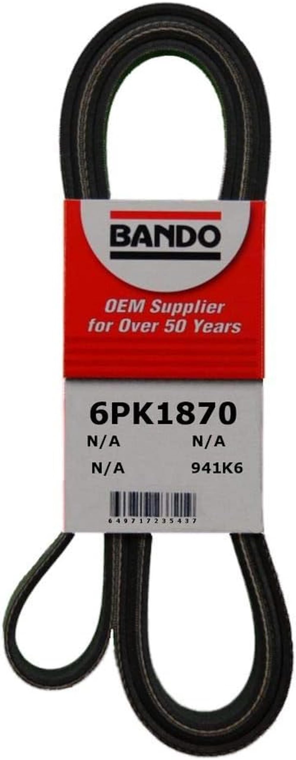 Amazon.com: Bando USA 6PK1870 OEM Quality Serpentine Belt