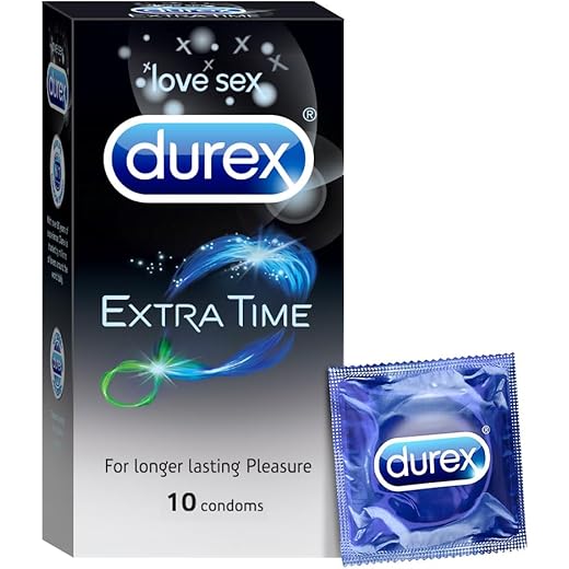 Durex Extra Time Condoms - 10 Count