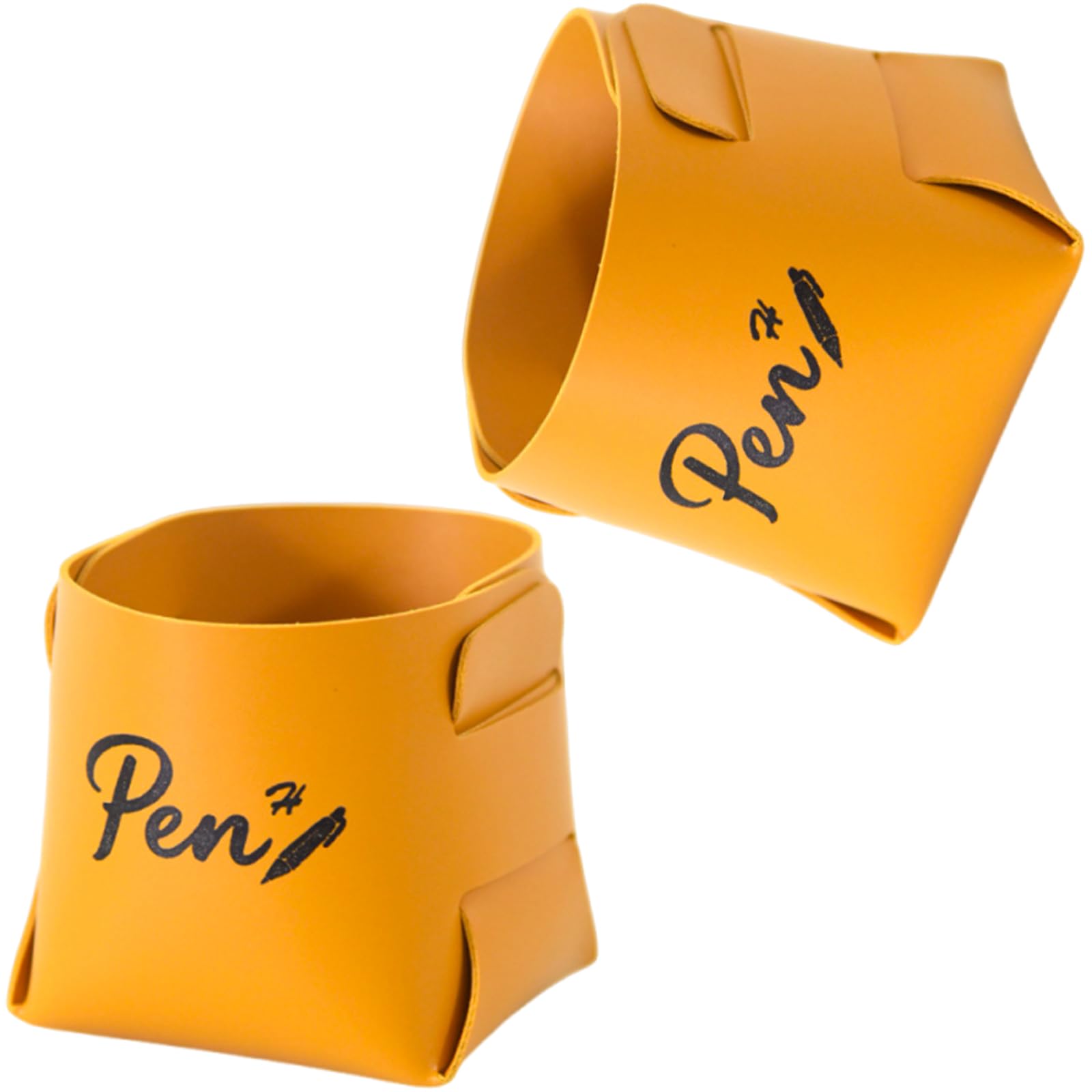 Shurhome 2pcs Permanent Pliable PU Leather Desktop Tray for Organizing Workplace Materials Makeup in Dense Living Sectors Collapsing Desk Planner
