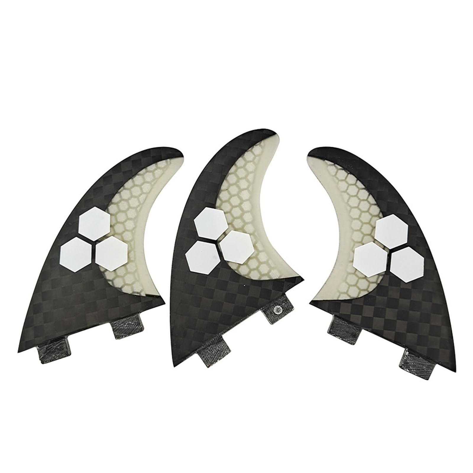 MKHQST Surfboard fin G5 Surfboard Fin 3-fins Wakeboard Fins Weakness Honeycomb Fibreglass Surf