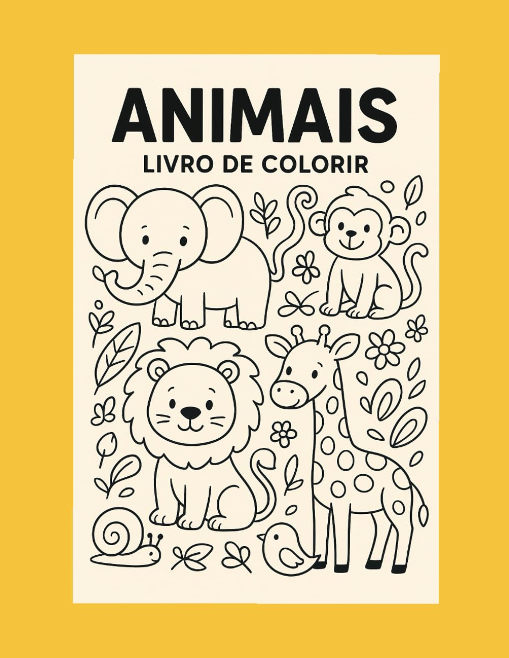 Mundo Animal: Livro para Colorir