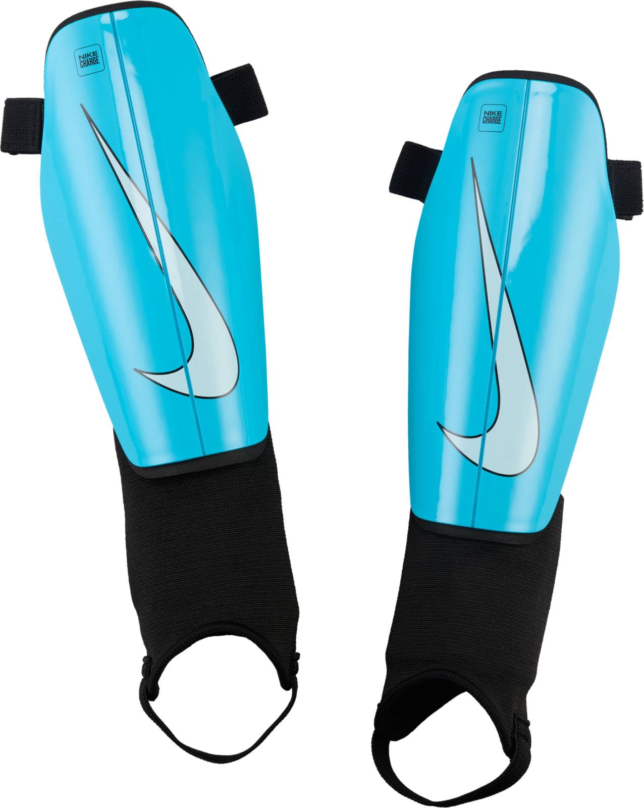 Nike Uniseks Charge Ochraniacze goleni Blue Fury/Black/Glacier Blue S