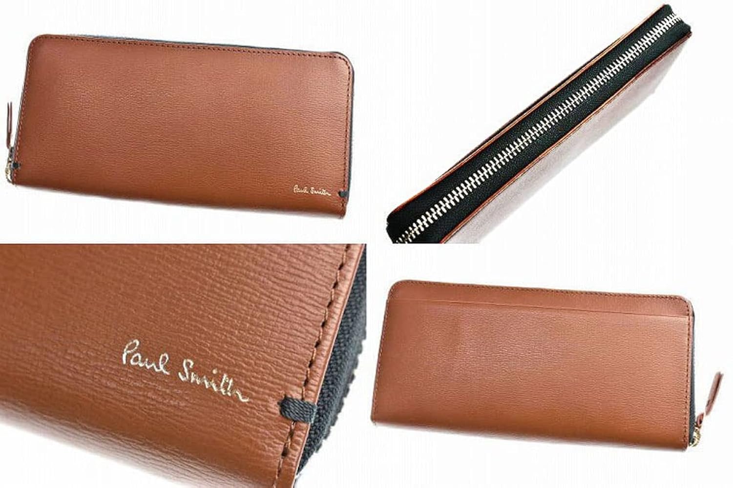☆店頭完売☆新品☆箱付 ポールスミス 長財布 かぶせ キャメル☆ Paul Smith ポールスミス 長財布 財布 メンズ ブランド オールド