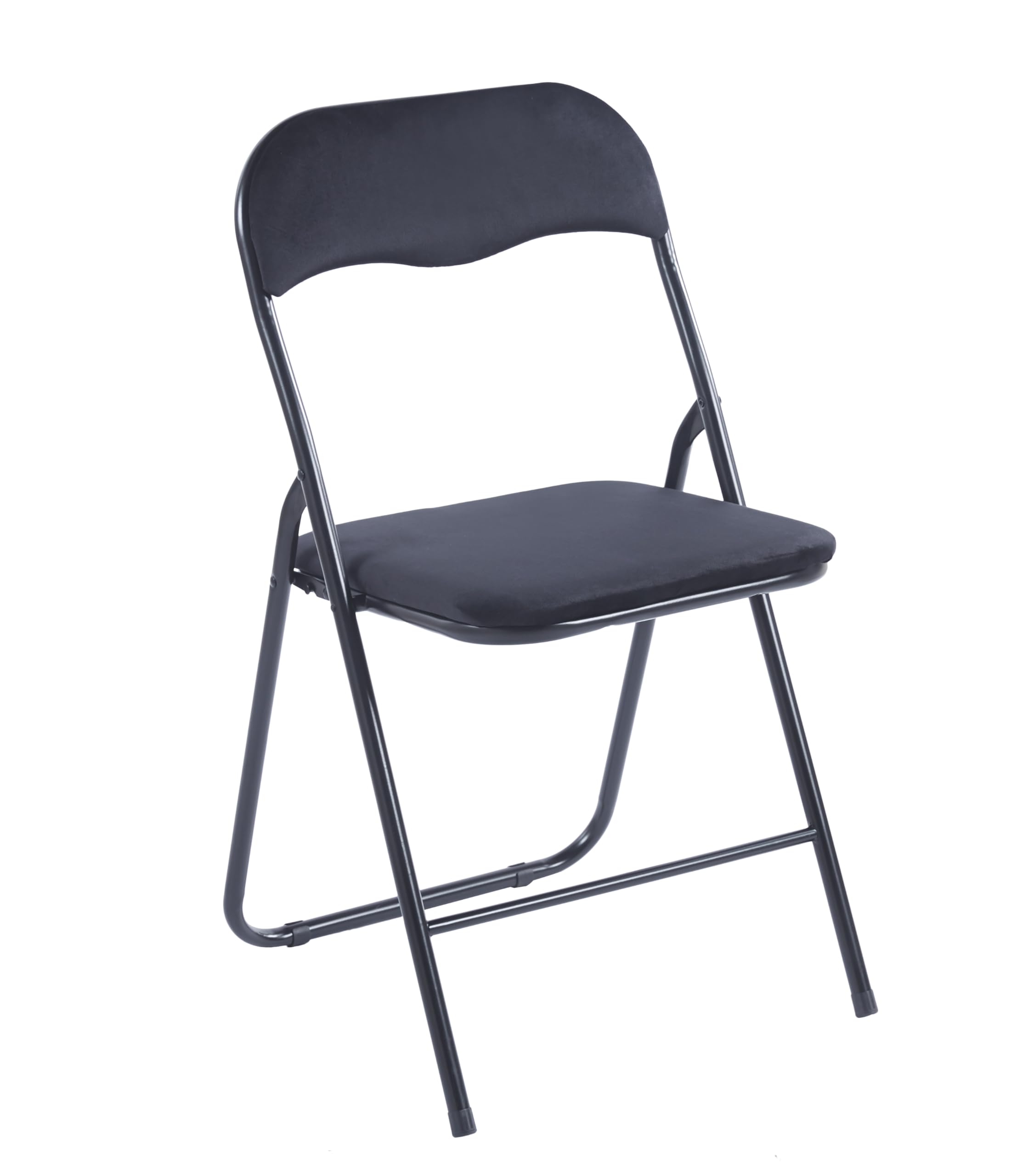 Lot De 6 Chaises Pliantes Velours Gris - Confortables Pour Cuisine, Salle à Manger Et Bureau