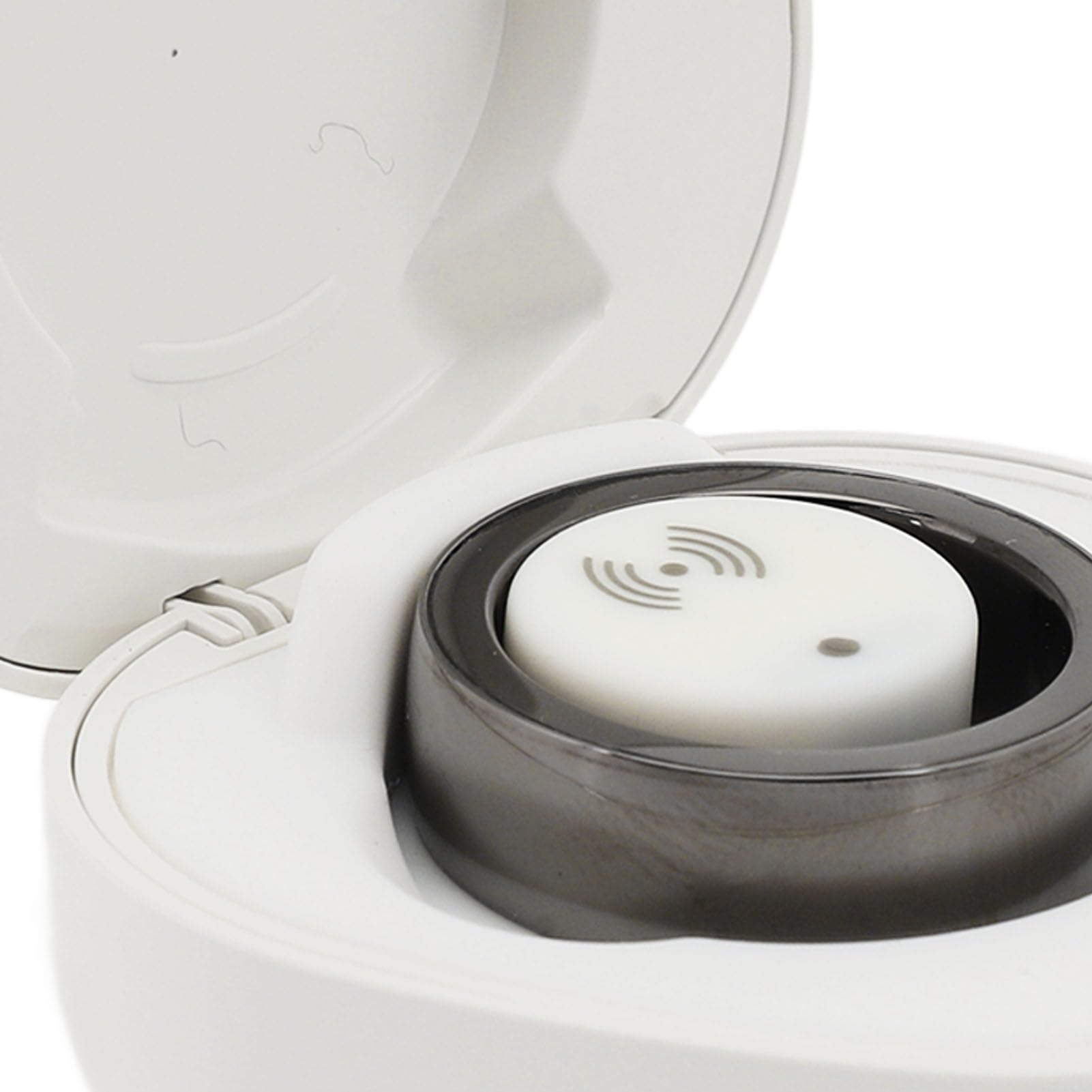 ASHATA Smart Ring Health Tracker, monitoraggio del sonno, indossabile, impermeabile IP68, contapassi, monitoraggio del sonno, anello intelligente per donne e uomini, nero