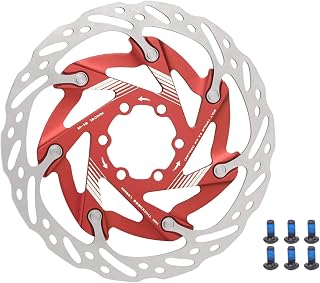 Rotor de freno de disco Centerlock de 160 mm para bicicletas, rotor de freno de disco, bloqueo central hueco, rotor de frenos de bicicleta de montaña, fácil de usar
