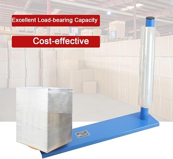 Press and Seal Wrap Stretch Film Handle Industrial Strength Stretch Film Dispenser Light Weight Pallet Wrapper Shrink Wrap Dispenser Holder for Warehouse/Factorie/Express Station/Logistics Center