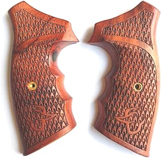 BMPL Hardwood New Taurus Model 85 856 M 85 M85 M856 .38 Special 2" 2 inch Grips Hard Wood Smooth Finger Groove Handmade Handcraft