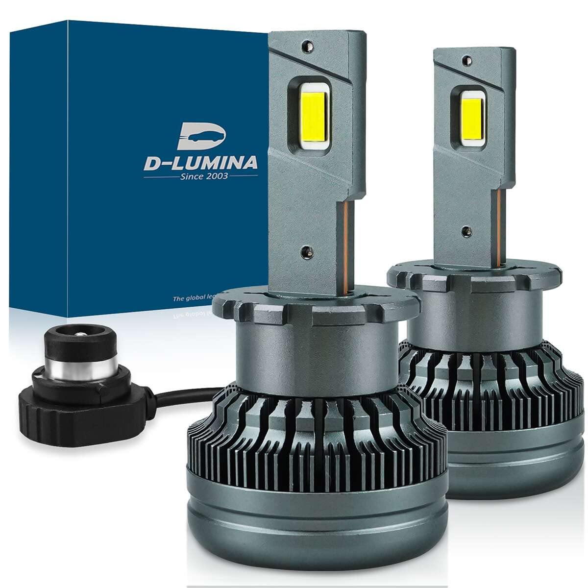 Kit Full LED Ultra Mini, D2S D2R 70 W 6000 K 13000 lúmenes, 4 veces más luminoso que el xenón original