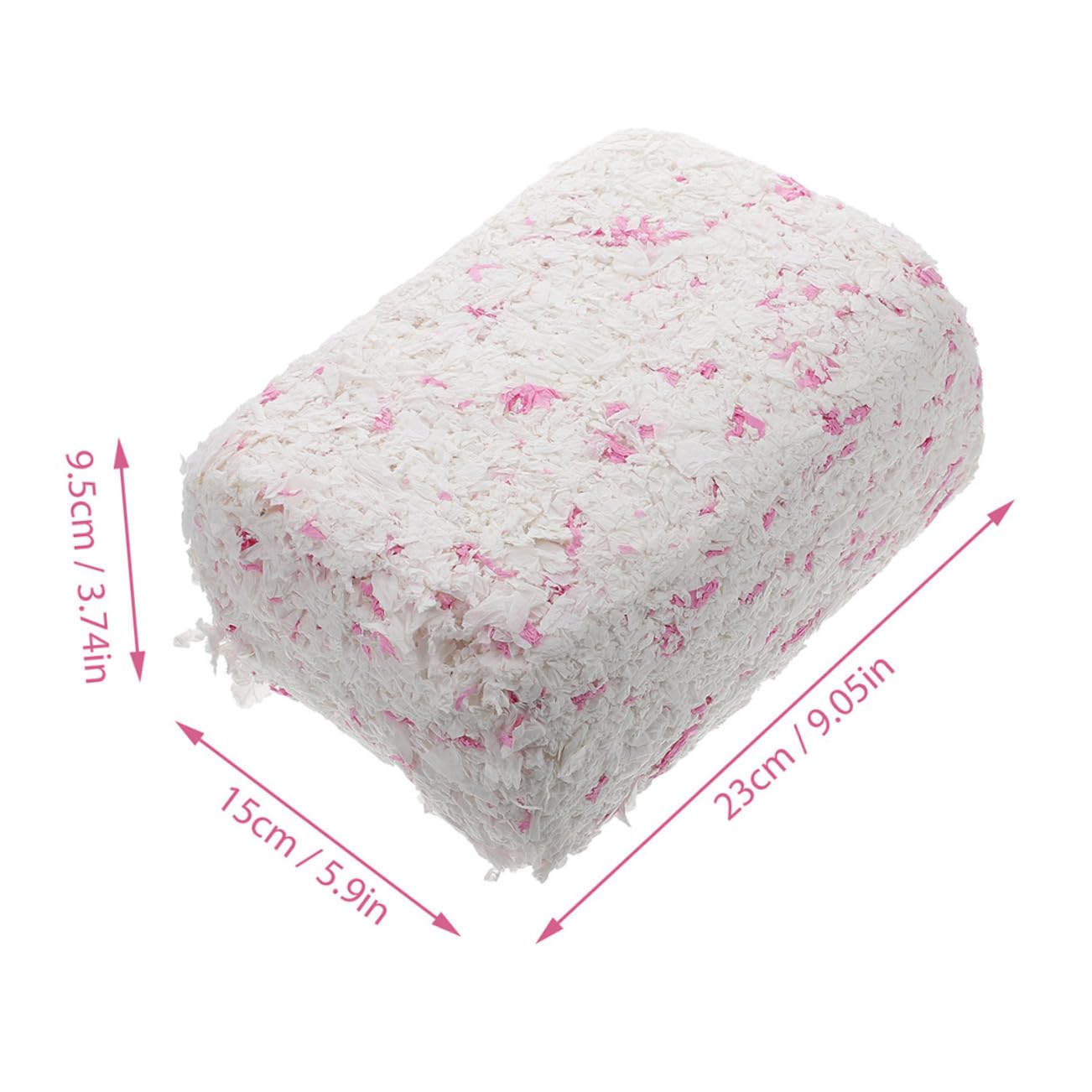 Käfigeinstreu aus Papier, 2 Beutel, Staubarm für Kleintiere | Chinchillas und Meerschweinchen, Weiche Papierfasern, für Innenkäfige, Saugfähige Einstreu